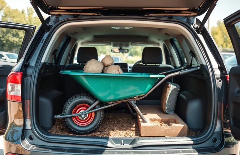 can a wheelbarrow fit in a suv