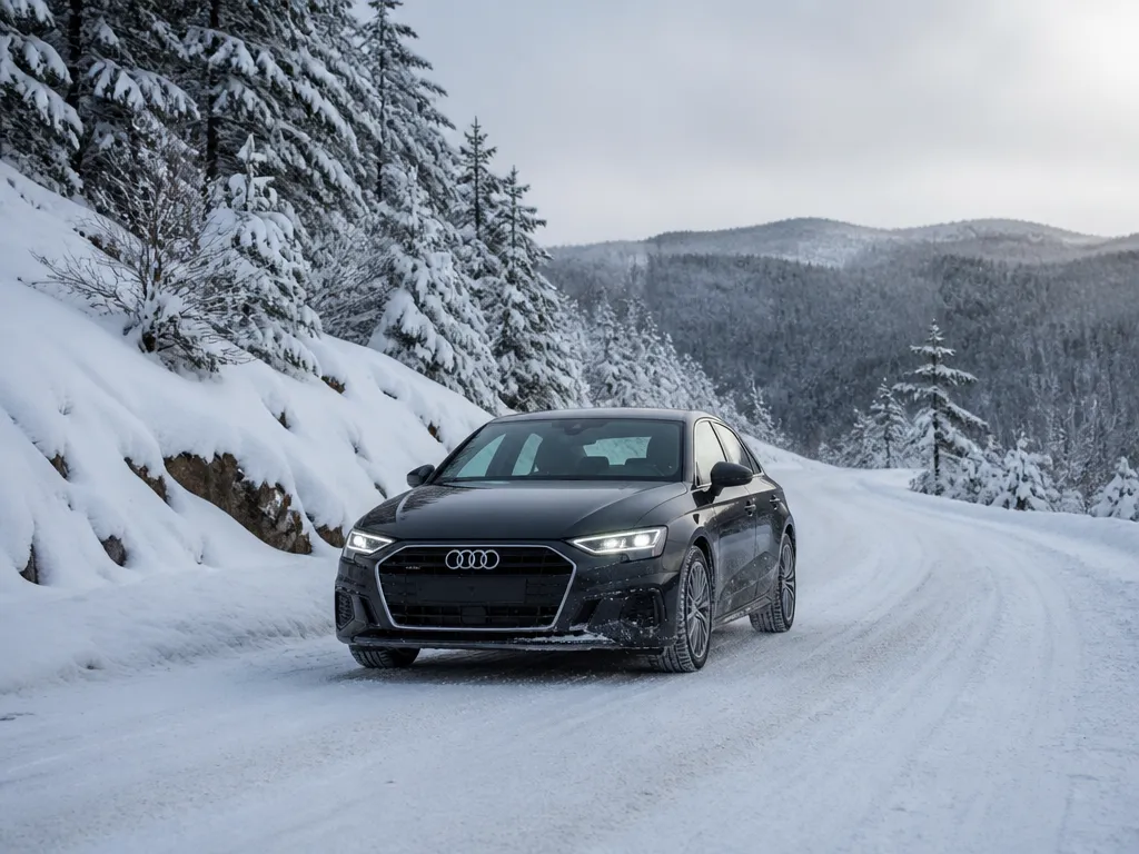 1. Audi A3 In Snow And Winter Driving - audi a3 in snow and winter driving