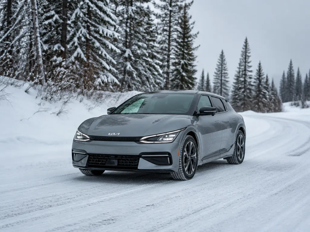 1. Kia Ev6 In Snow And Winter Driving - kia ev6 in snow and winter driving