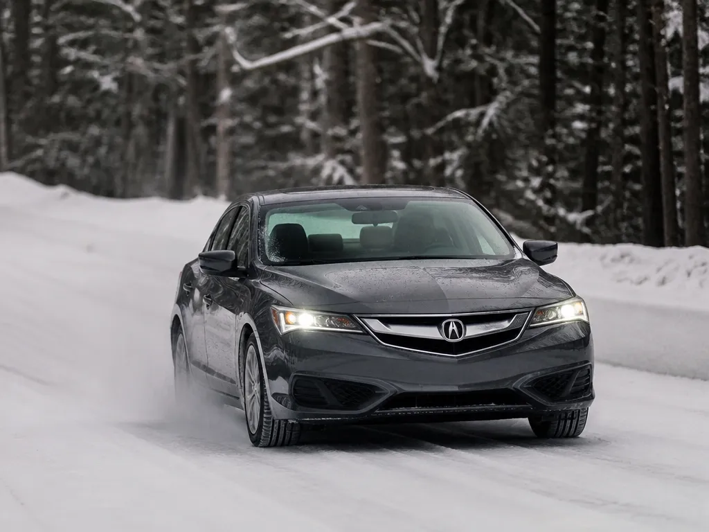 Acura Ilx In Snow And Winter Driving - acura ilx in snow and winter driving