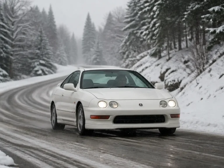 acura integra in snow and winter driving