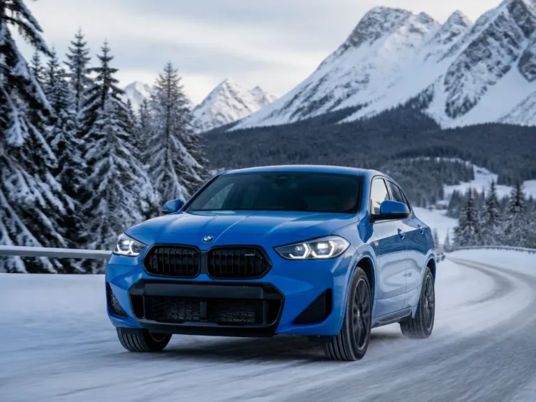 bmw x2 in snow and winter driving