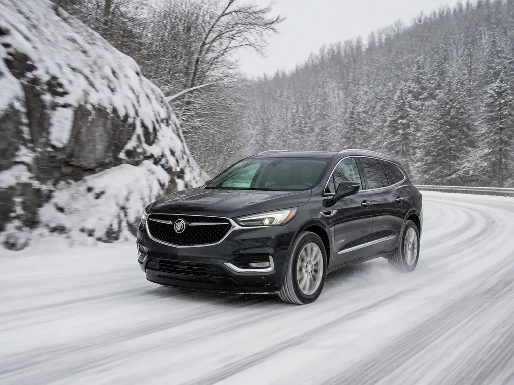 Buick Enclave In Snow And Winter Driving - buick enclave in snow and winter driving