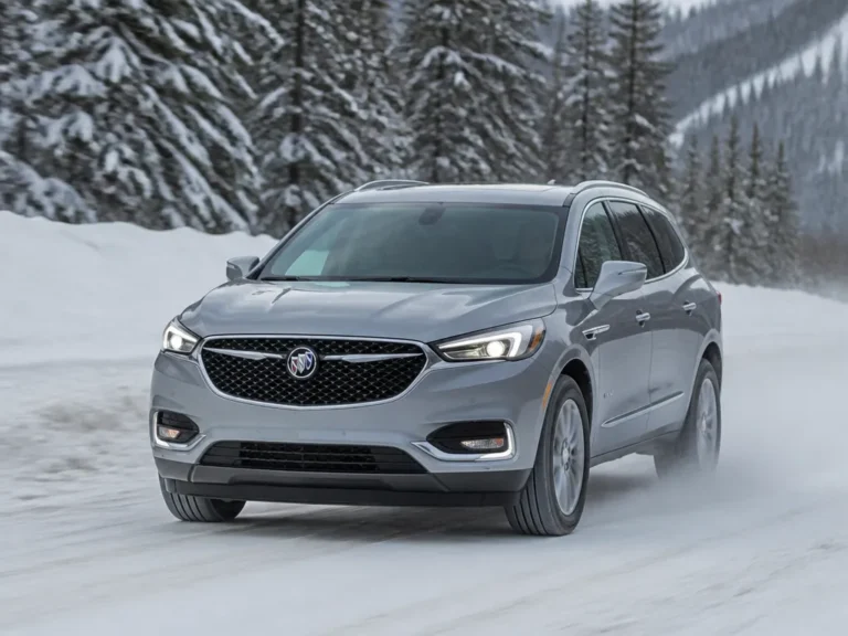 buick enclave in snow and winter driving