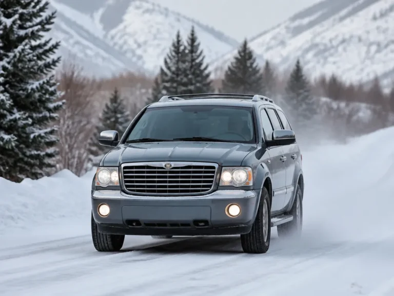 chrysler aspen in snow and winter driving