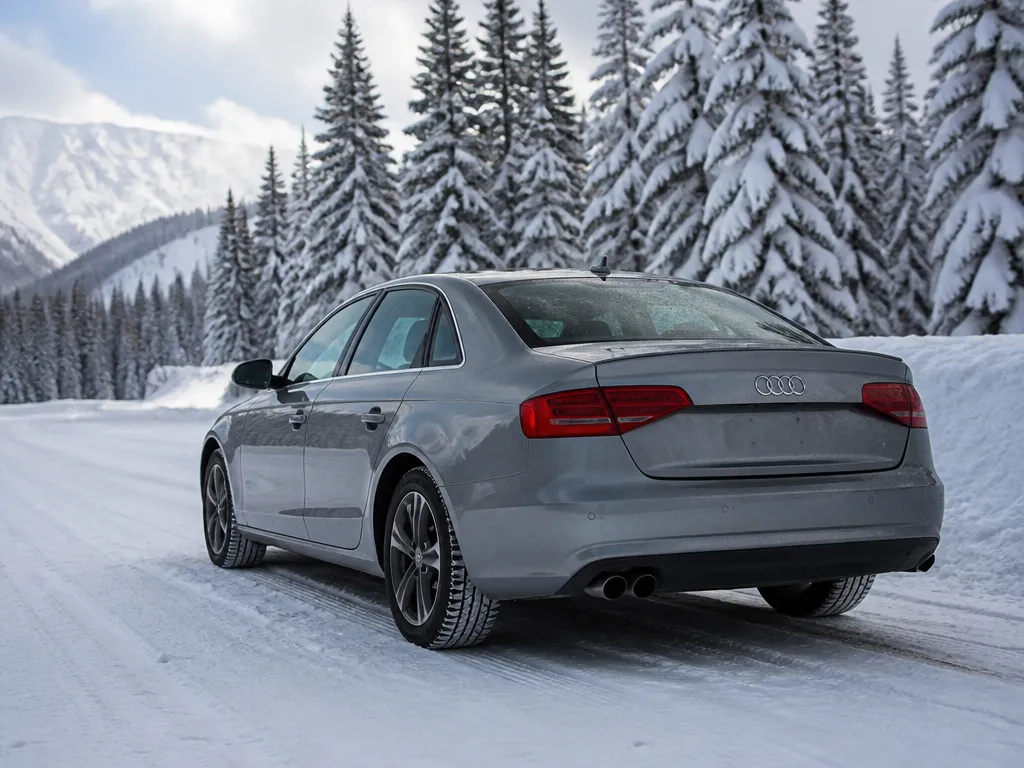 Cold-weather Audi A4 Checklist - audi a4 in snow and winter driving