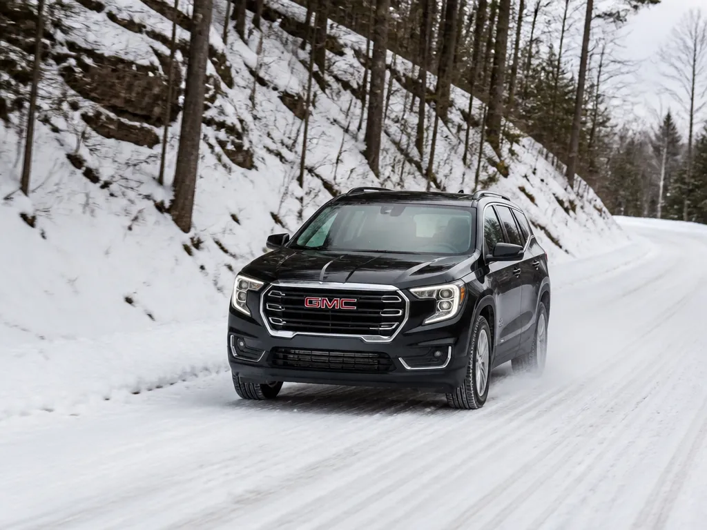 Gmc Terrain In Snow And Winter Driving - gmc terrain in snow and winter driving