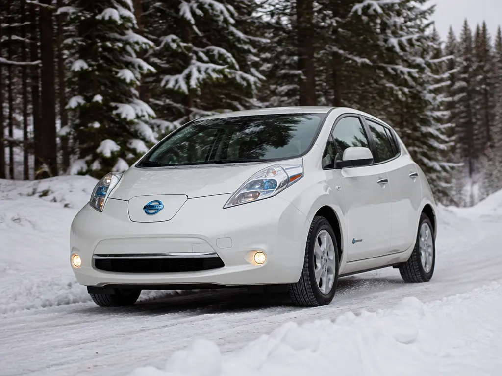 Hvac Heating Without Draining Range - nissan leaf ev in snow and winter driving