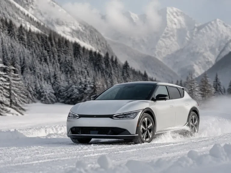 kia ev6 in snow and winter driving