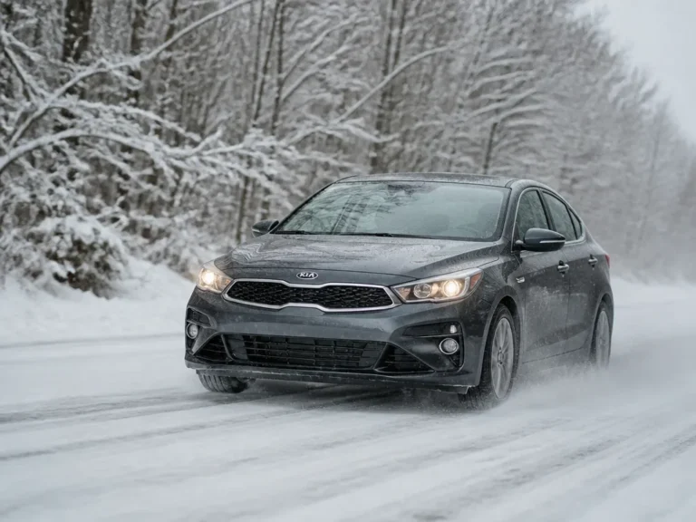 kia forte in snow and winter driving