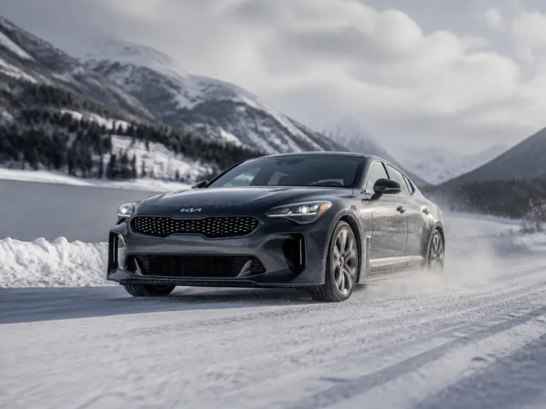 Kia Stinger In Snow And Winter Driving: Traction, Tires, Setup, Limits kia stinger in snow and winter driving