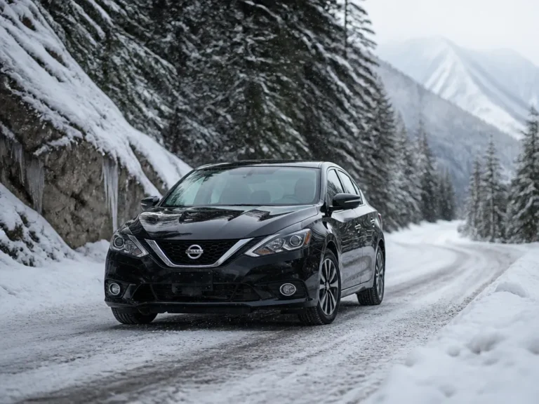 nissan sentra in snow and winter driving