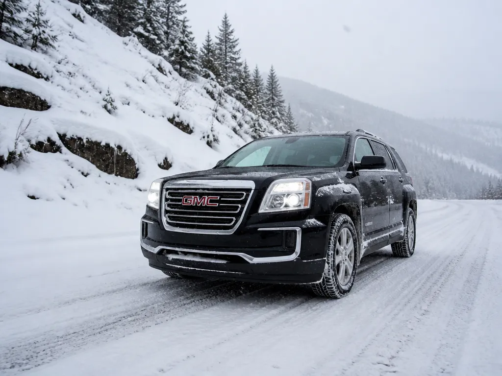 Packed Snow Vs Light Snow - gmc terrain in snow and winter driving