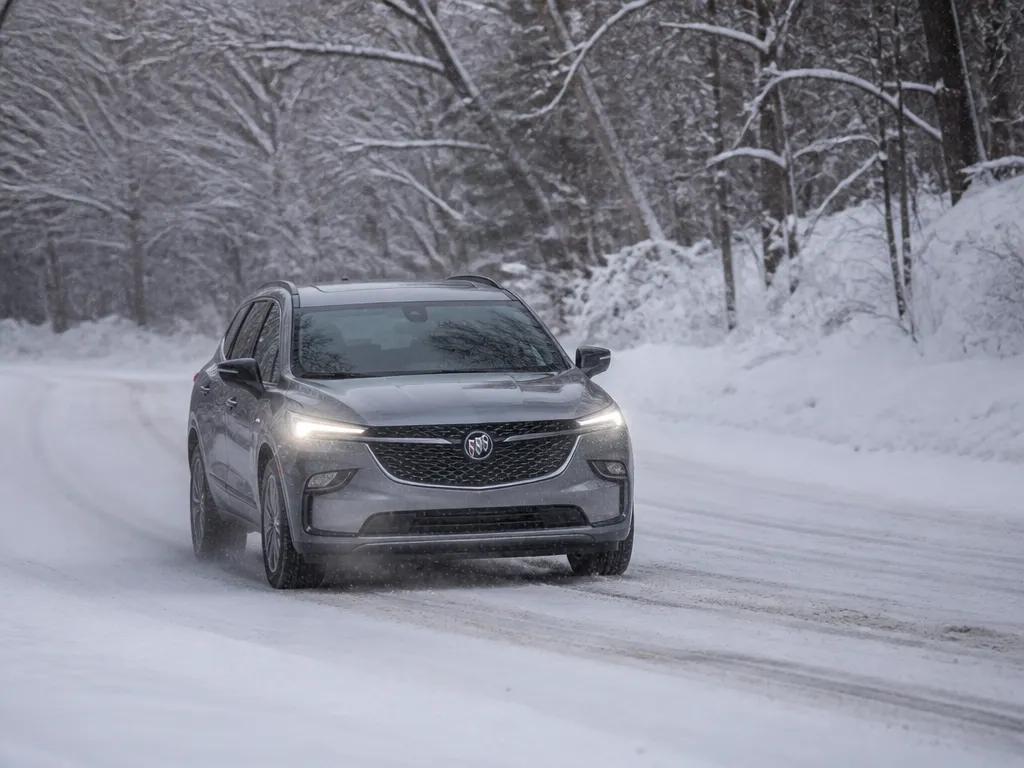 Turning, Lane Changes, And Stability - buick enclave in snow and winter driving