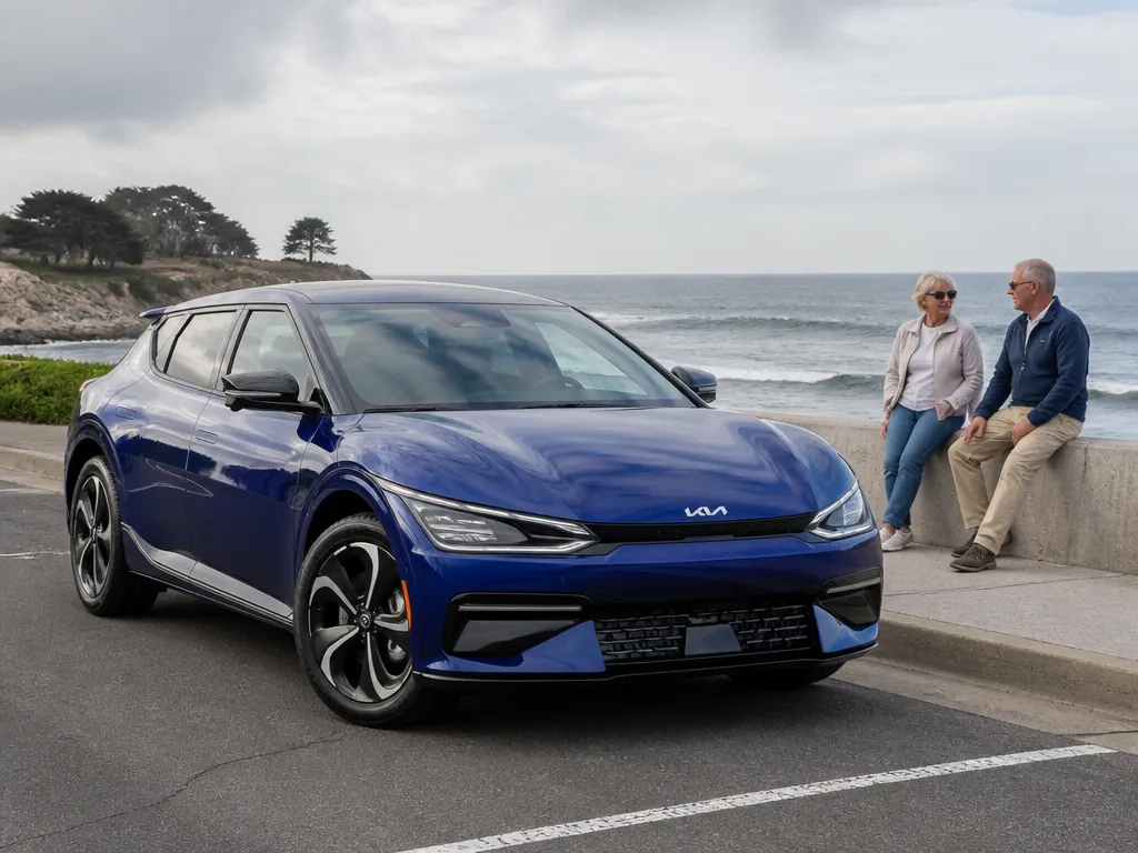 4. Kia Ev6 (Road-trip Practicality Pick) - best electric cars for seniors