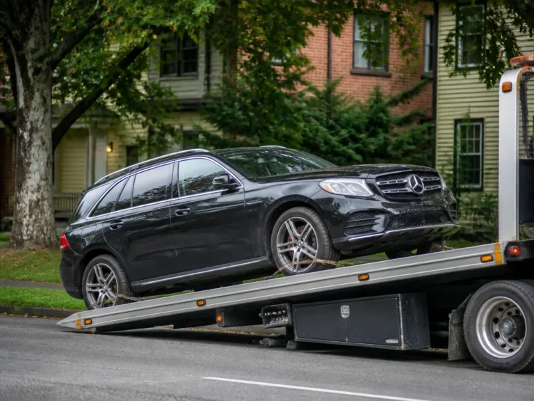 flat towed mercedes suv