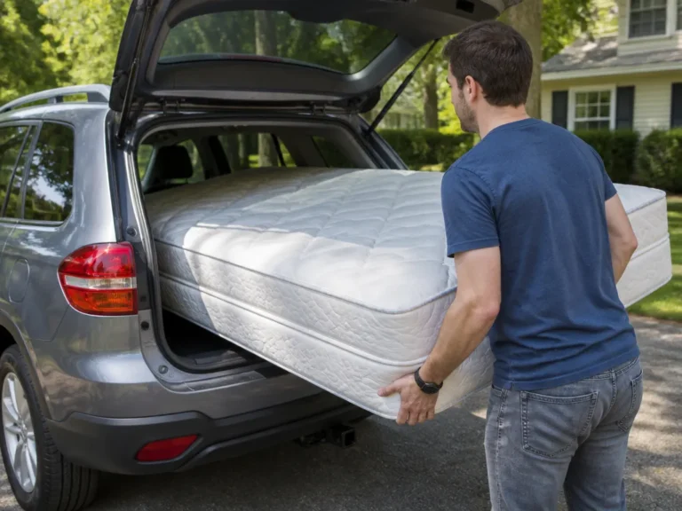 hauling mattress with suv