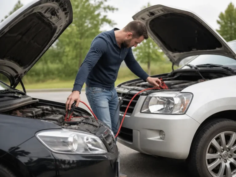 jump start an suv with a car